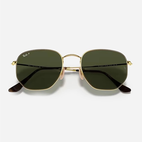 Ray Ban Hexagonal Flat Sunglasses - Picture 5 of 10